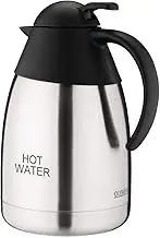Olympia DL162 Stainless Steel Domed Lid Vacuum Jug, 1.5 Litre Capacity