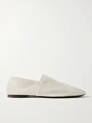 [TOVE] TOVE - Pascale Calf Hair Slippers - Ecru - IT41 IT 41 Ecru