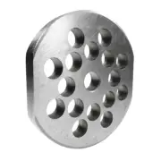 GRINDER PLATE #12 - 3/8 HOLE W/ 2 FLAT EDGES