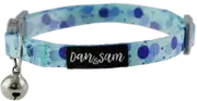 Dan & Sam Adjustable Polyester Webbing Collar Dazzling Dots
