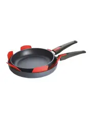 [WOLL] Diamond Lite Twin Frypan Set With Protector Gift Boxed in Black