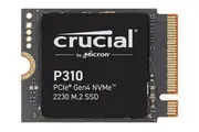 Crucial P310 1TB M.2 2230 NVMe SSD 7100/6000 MB/s 1M IOPS 220TBW 2M MTTF for MS Surface Pro Valve Steam Deck Asus Rog Ally Lenovo Legion Go MSI Claw
