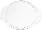 Microwave Dish Cover Glass Splatter Cover for Food Reusable Pot Lid Large Size 17.8cm