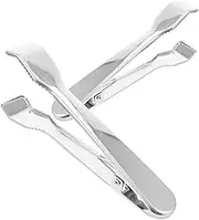PLAFOPE Versatile Mini Tongs Stainless Steel Salad Tongs Ice Claws for Sugar Cubes for Parties