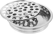 NAMOARLY 40 Hole Stainless Steel Communion Tray Round Metal Serving Tray for Church Decorative Religious Plate Set Baptism Party Supplies