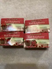 (4) Boxes Bigelow Red Raspberry Herbal Tea | 20 Pouches Per Box | 1.18oz