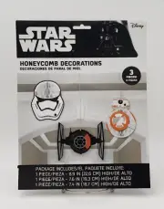 Star Wars Birthday Honeycomb Hanging Decoration (3 Pieces) Storm Trooper Kids