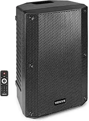 VONYX VSA10BT Bi-Amplified 10 Inch 500Watt Powered Loudspeaker with Bluetooth | Amplified PA Speaker for Concert or Live Performances - Loud DJ Speaker