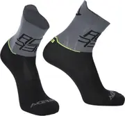 Acerbis MTB Light Bicycle Socks, grey-yellow, Size L XL for Men Grey Yellow