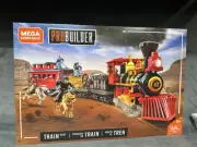 Mega Construx Probuilder Train Heist 1329 Pieces FVR42 NIB