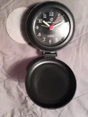 Vintage Lifelong Quartz Travel Portable Fold Up Alarm Clock Analog Glow in Dark