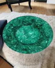 24" Malachite Coffee & Tea Table Top Handmade Furniture Modern Office Desk Decor