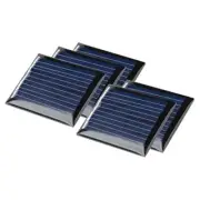 5Pcs Mini Solar Cell Panel 2V 55mA for DIY Projects and For Light Charging