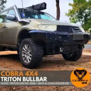 Heavy Duty Steel Bull Bar Bullbar Suits Triton MN ML 2006-2014 PB Winch
