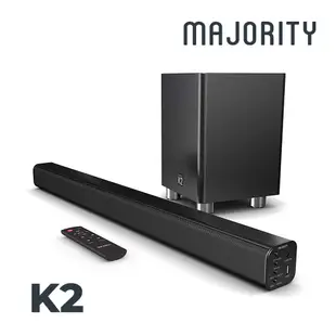 MAJORITY家庭劇院藍牙喇叭 & 無線重低音K2 現貨 廠商直送