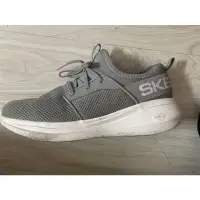 在飛比找蝦皮購物優惠-二手 Skechers 124203 灰 女鞋 25.5