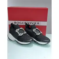 在飛比找蝦皮購物優惠-二手折扣 ROGER VIVIER VIV RUN 鑲鑽 休