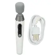 Handheld Massage Vibrator 5 IPX6 Waterproof Magnetic Charging 5 Modes Cordless Vibrating Massager