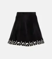 [Alaia] Alaïa Cutout miniskirt AU 16 black