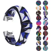 StrapsCo Elastic Nylon Watch Band Strap for Fitbit Charge 3 & Charge 4