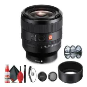 Sony FE 50mm f/1.4 GM Lens (Sony E) (SEL50F14GM) + Filter Kit + Cap Keeper +