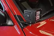 Rough Country Lower Windshield LED Brackets for 84-01 Jeep Cherokee XJ - 70525, Black