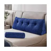 Z-hom Full Pillow Headboard with 2 Roll Pillow, Wedge Pillow Triangular Headb...