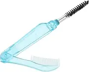 DEARMAMY 2-in-1 Eyelash Separator Brow Brush Folding Lash Comb for Mascara Tool for Women Travel Size Makeup Kit