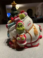 Dr. Suess Grinch Who Stole Christmas Cookie Jar Limited Edition 65th Anniversary