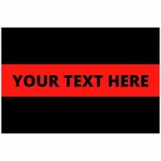 Custom Thin Red Line Decal