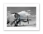WAR MILITARY PLANE BOMBER B-29 PROPELLOR COCKPIT BW Military Canvas art Prints