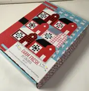 NEW Lap Quilt Kit 48" x 60" Stacie Bloomfield Red Barns Moda + Pattern