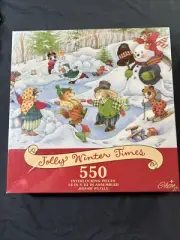 Gibson "Jolly Winter Times" 550 piece Jigsaw Puzzle - 18" x 24" Brand New Sealed