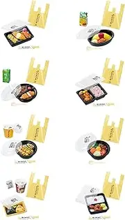 Reement Petit Sample Light My Town Bento Shop Hidamari Tei, 1 Box, Approx. H 3.1 x W 2.8 x D 1.6 inches (80 x 70 x 40 mm), Made of ABS, PVC