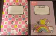 NEW Hello Kitty And Friends Composition Notebooks 2-Pack Sanrio Back-2-School