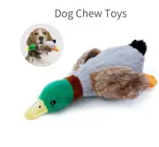 Dog Chew Toys Cute Plush Duck Sound Stuffed Squeaky Animal Exercise Simulation