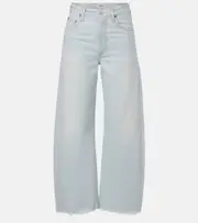 [Agolde] Agolde Mid-rise barrel-leg jeans L blue