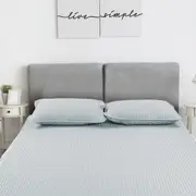 Dreamz Latex Cooling Bed Sheet Set Fitted Pillowcase Washable Summer 3PCS King