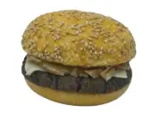 Display Fake Food Prop Shut Up And Swiss Me Cheeseburger