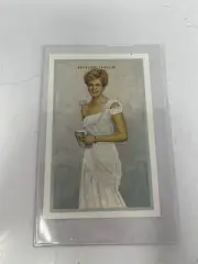 PRINCESS DIANA Sheet w/ Postage Stamp "White Chiffon Evening Dress" with COA