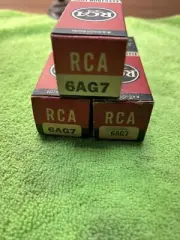 3 RCA 6AG7Y Radio Tubes
