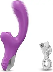 Silent Vibrating Vibrator G Spot Vibrator Adult Sex Toy Clitoris Vibrator 2 in 1 Tongue Licking Dildo Vibrator Masturbation For Women Sex Toys