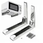 Support Frame Steel Foldable Stretch Shelf Rack Microwave Oven Wall Mount2493