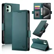 Wallet Case for IPhone 11,Slim Protective Shockproof Case With Card Holder,Premium PU Leather Kickstand-Green