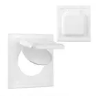 Durable Dual Door Dryer Vent Cover 4inch Dryer Vent Cover Tube