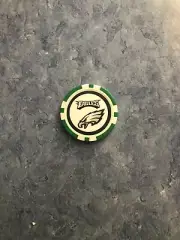 The Philadelphia Eagles - NFL - Clay Poker Chip - Golf Ball Marker