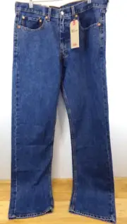 Levis 505 OriginaJeans Mens Blue Size 36x34 Straight Leg Medium Wash NWT