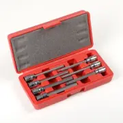 7 PC 3/8" DR LONG REACH HEX BIT SOCKET SET SAE -CR V-