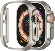 Maxshield For Apple Watch Ultra 49mm Tempered Glass Screen Protector Case Cover