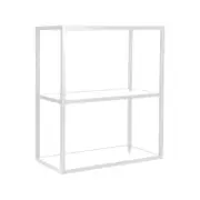 Kaboodle 900mm White Steel Frame Shelf